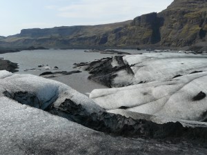 Solheimajokull glacier